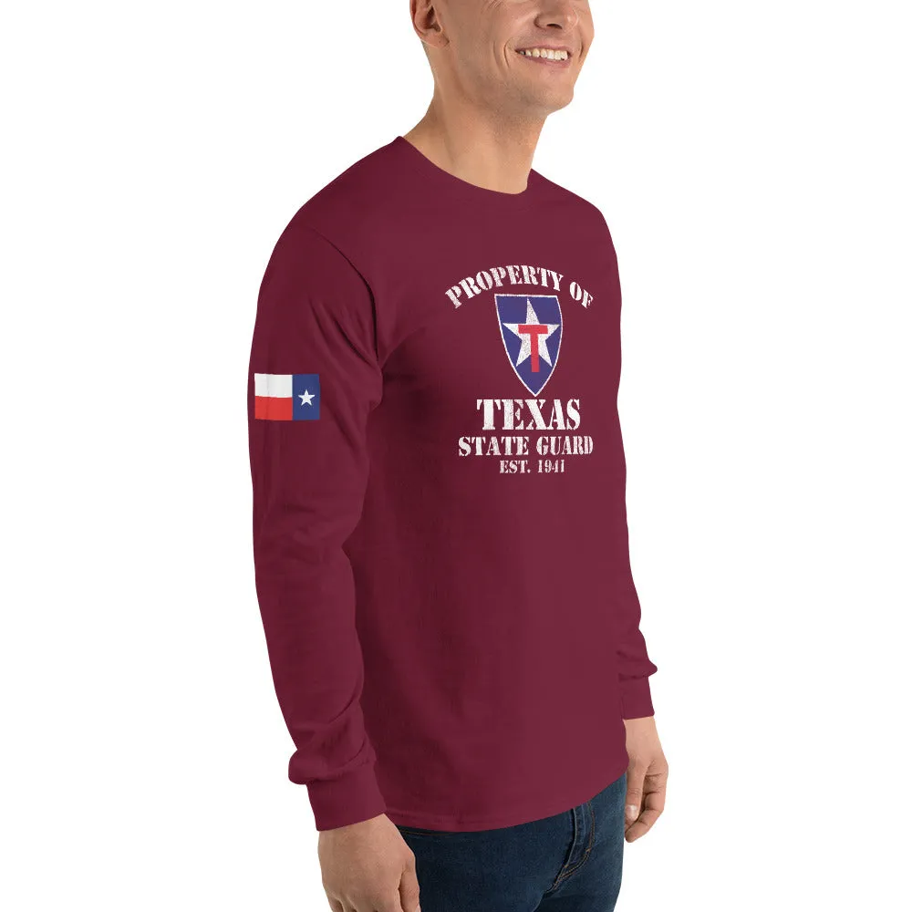 "Property of Texas State Guard" Long Sleeve Shirt