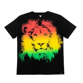 RASTA LION TEE BLACK TOMMY SANDOVAL