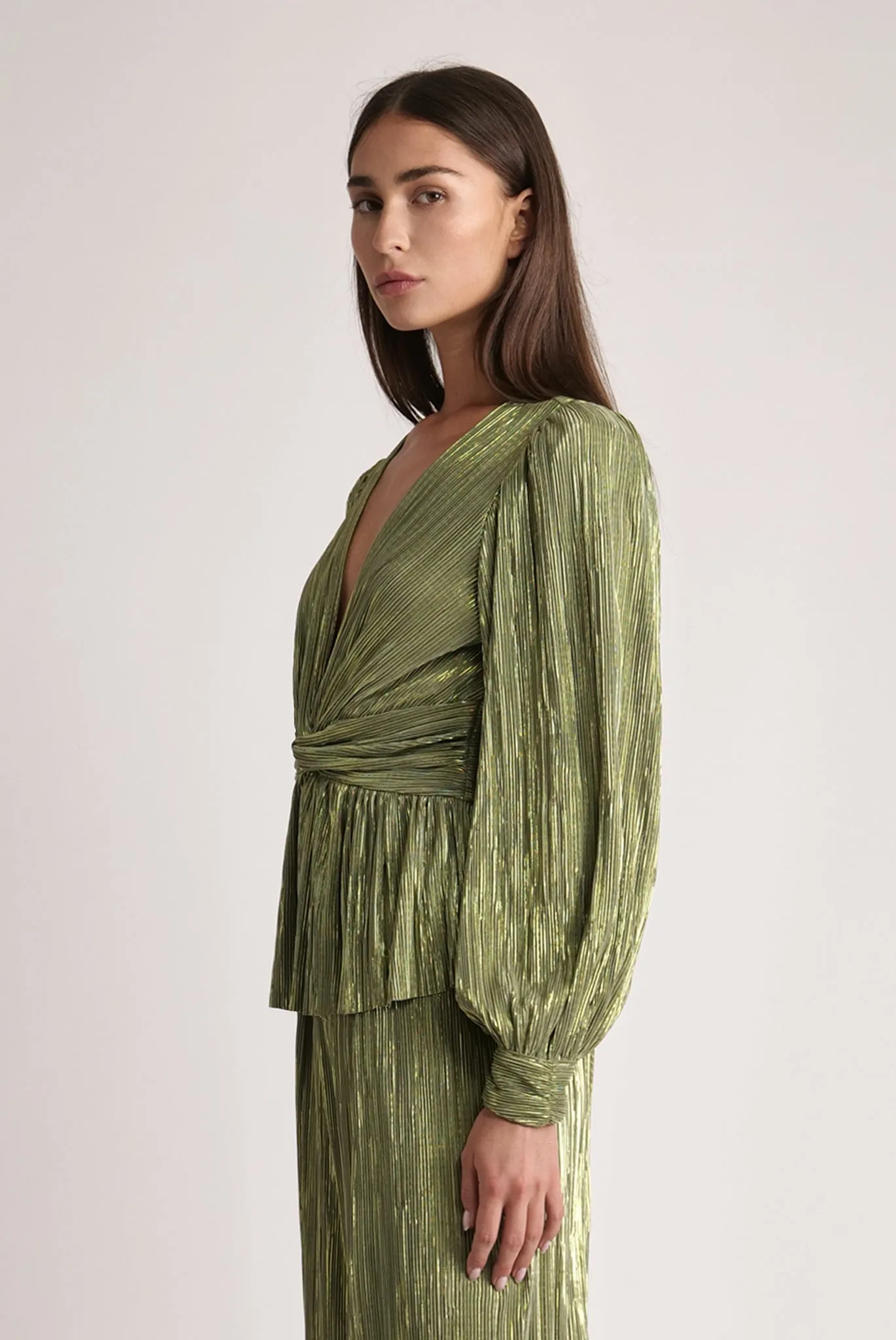 SABINA MUSAYEV Ifat Top - Olive Green