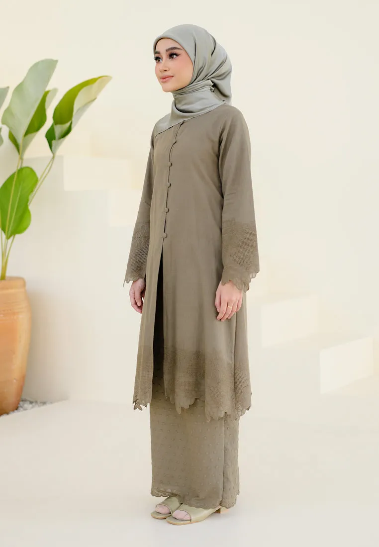 Seiring Kurung (Olive Green)