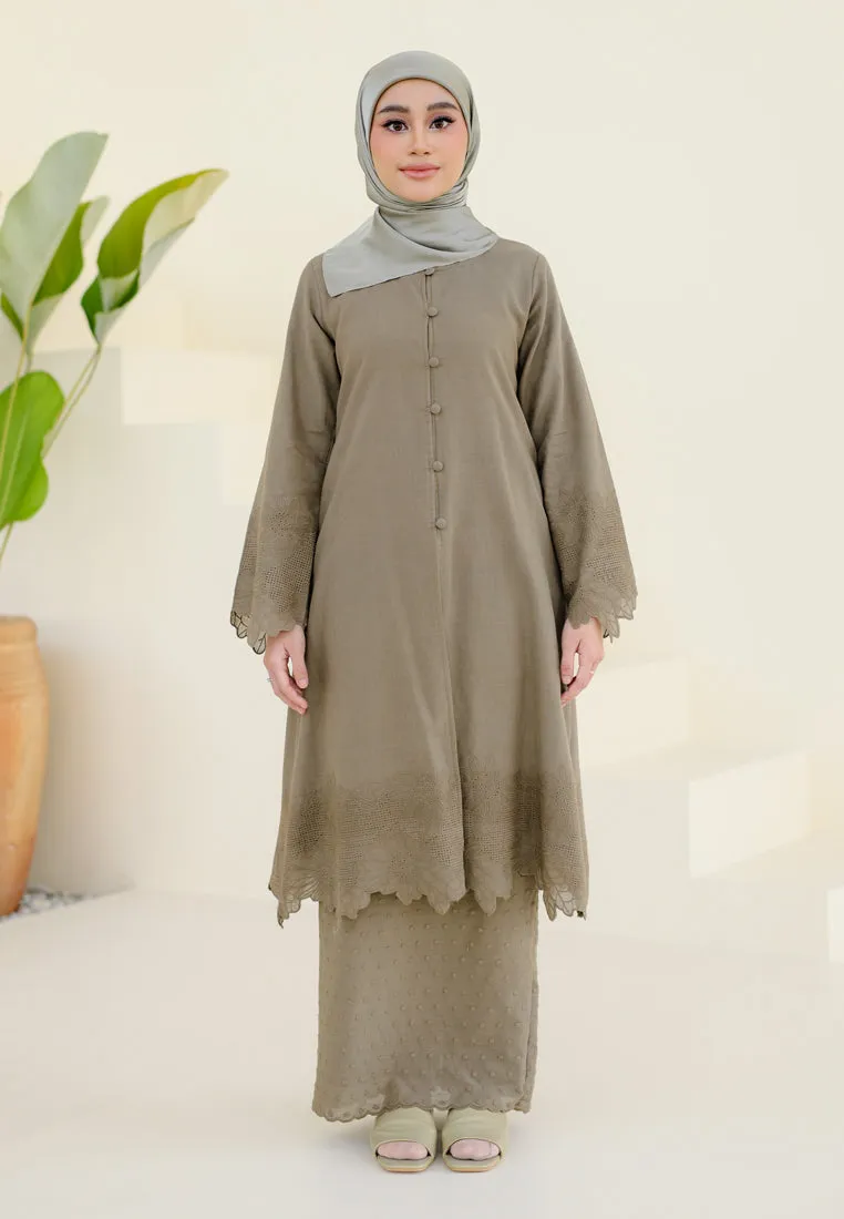 Seiring Kurung (Olive Green)