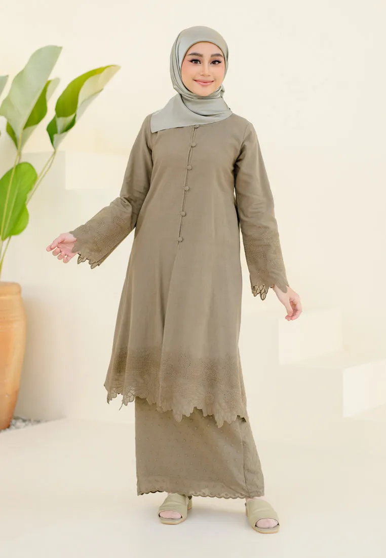 Seiring Kurung (Olive Green)