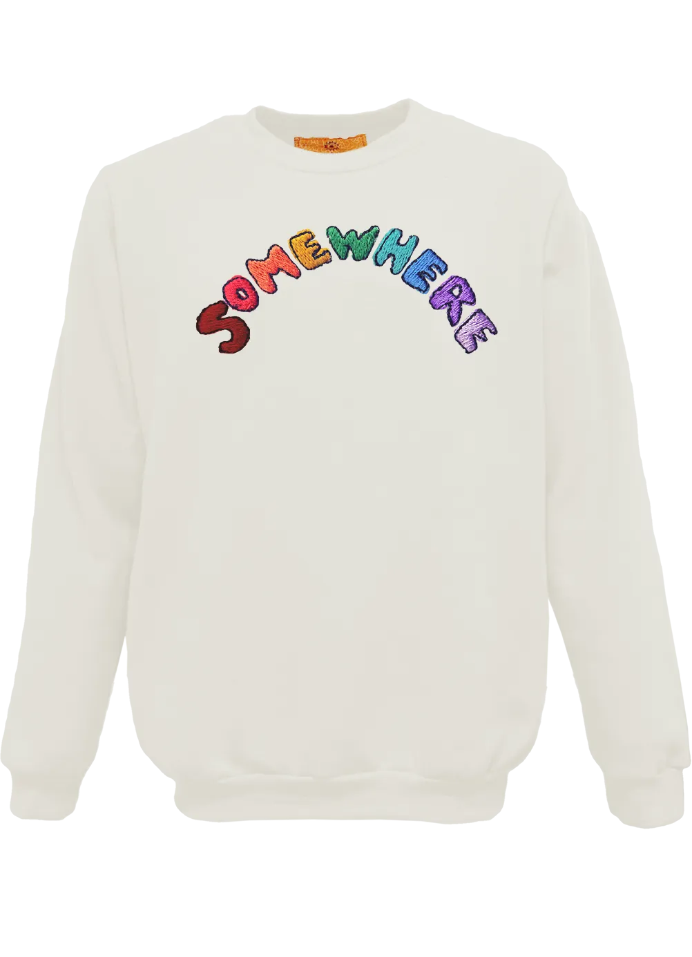 SOMEWHERE Unisex Cut Crewneck Pullover