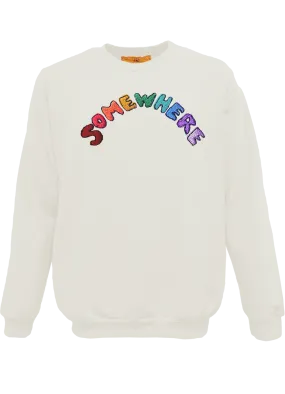 SOMEWHERE Unisex Cut Crewneck Pullover