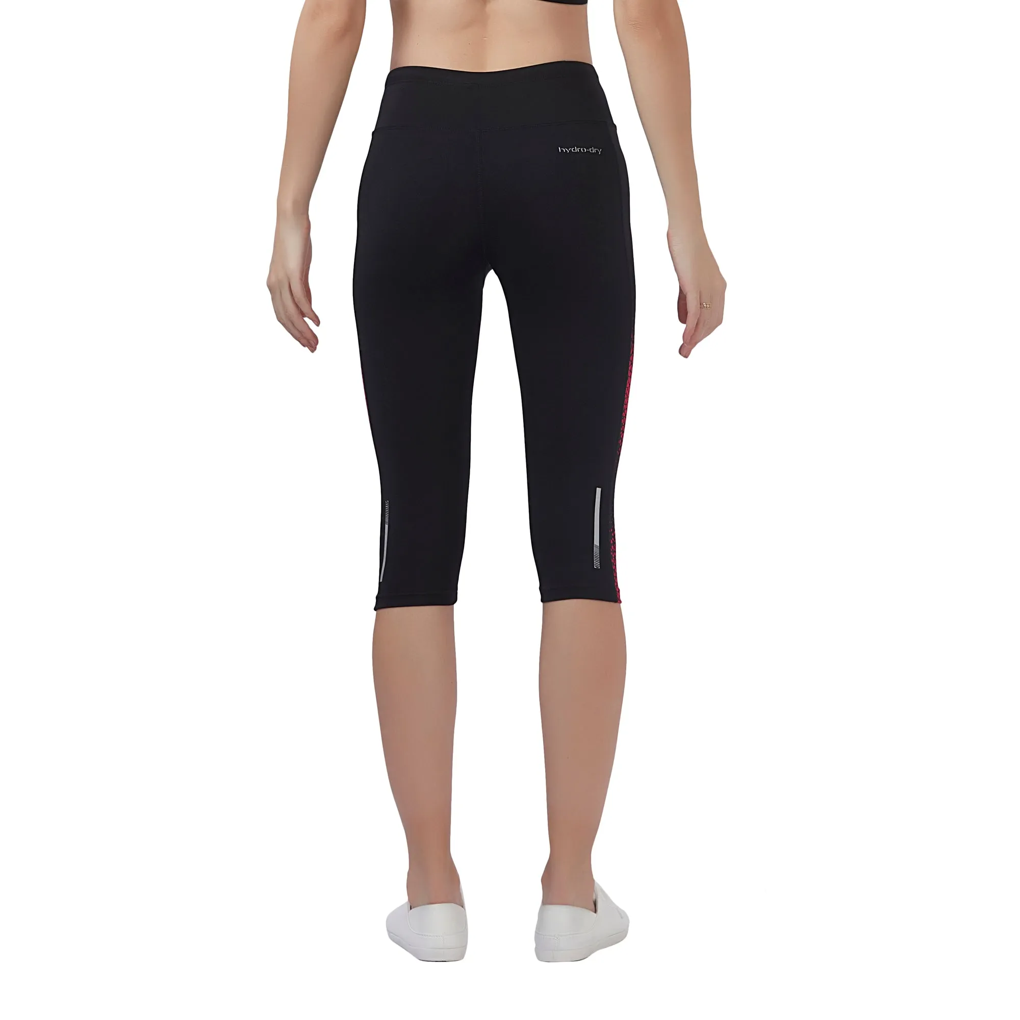 Splatter Women 3/4TH LEGGING (High Rise Waistband with hydro-dry Tech)