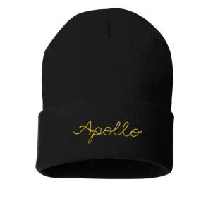 The Adult Chainstitch Beanie - Black