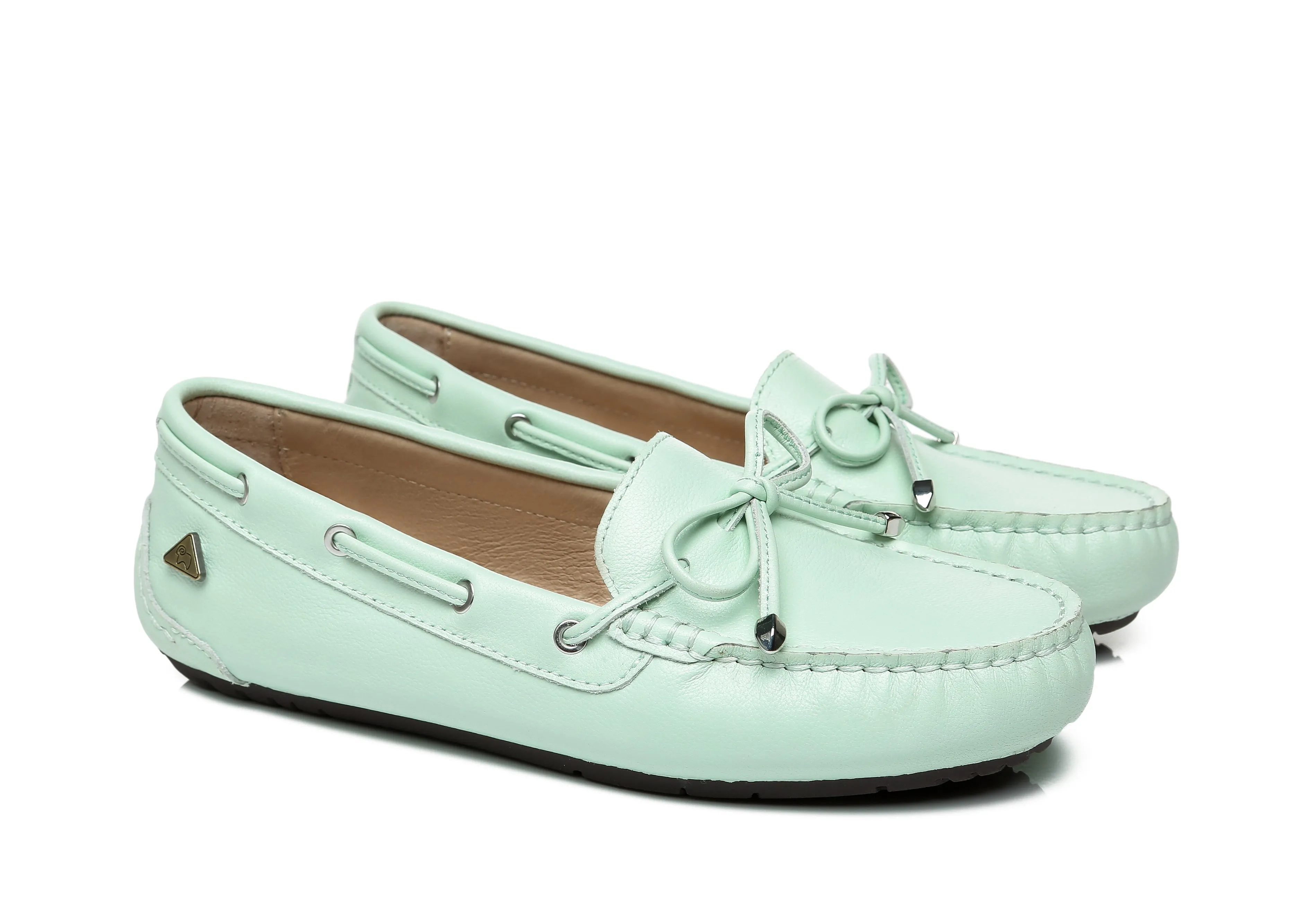 UGG Moccasins Women Summer Leather Loafers Flats Nonslip Frida