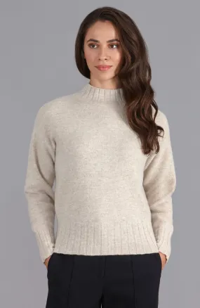 Womens Lambswool Grown On Neck Jumper