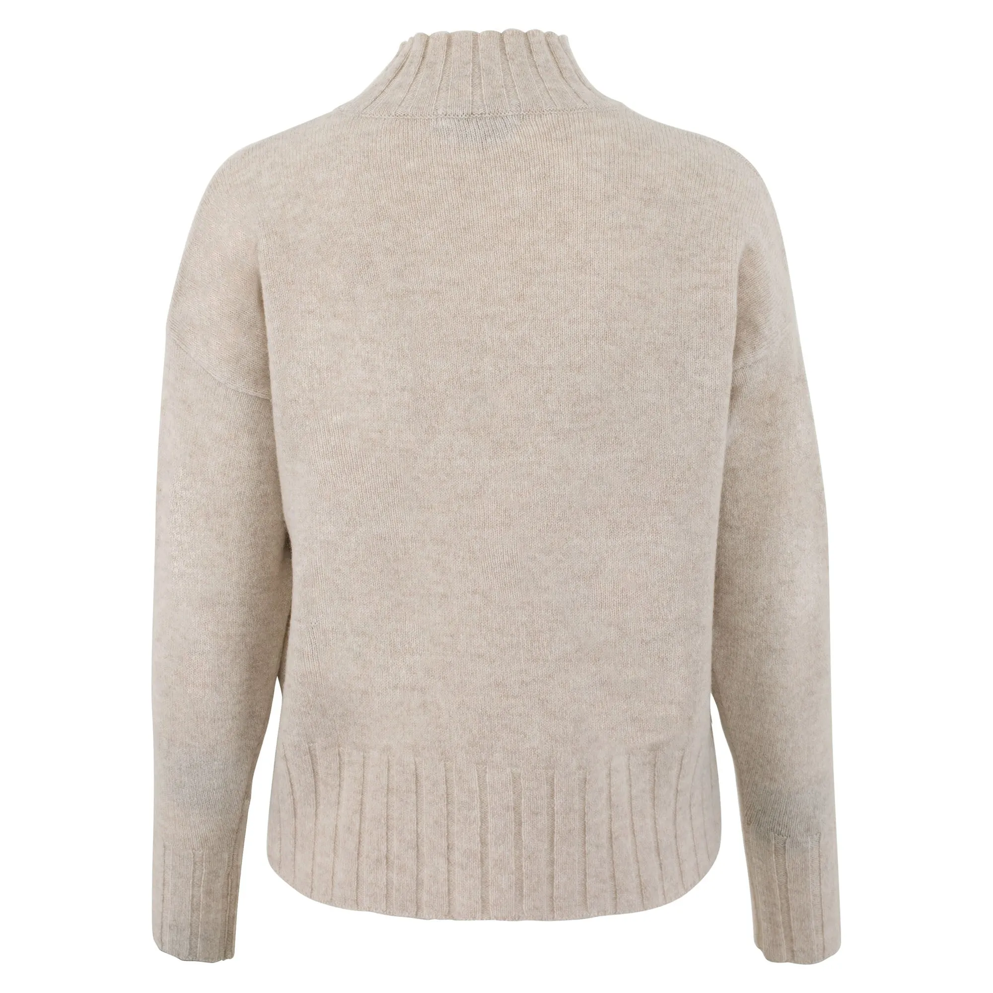 Womens Lambswool Grown On Neck Jumper